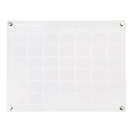 Akryl Magnetisk Kalender Planleggingsbrett Skole Kontor Kjøleskap Timeplan null - B