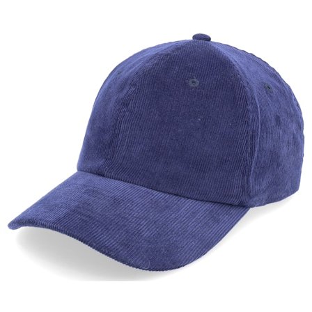 Beechfield - Blauw unconstructed Cap - Heritage Cord Oxford Navy Dad Cap @ Hatstore