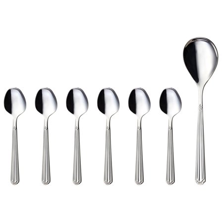 Hardanger bestikk Renessanse dessertsæt 7 dele, stål | KitchenOne