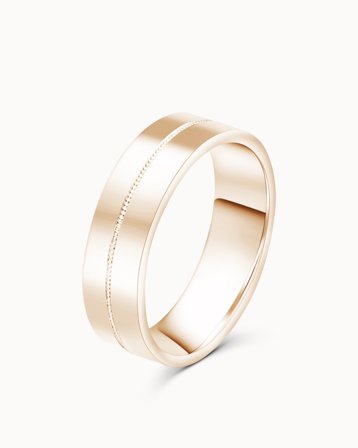 William Vigselring för Herr 18K Roséguld - Vintage Design hos VANBRUUN