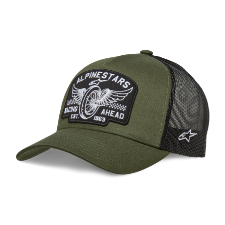 Alpinestars Heritage Patch Trucker Keps Militär/Svart Justerbar