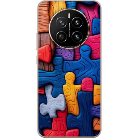 Yhteensopiva Puhelinkuori Honor Honor Magic7 Leikkisä kuvitus Stitchin kanssa vaaleanpunaisissa omenoissa pehmeässä pastellidesignissa, jossa yhdis