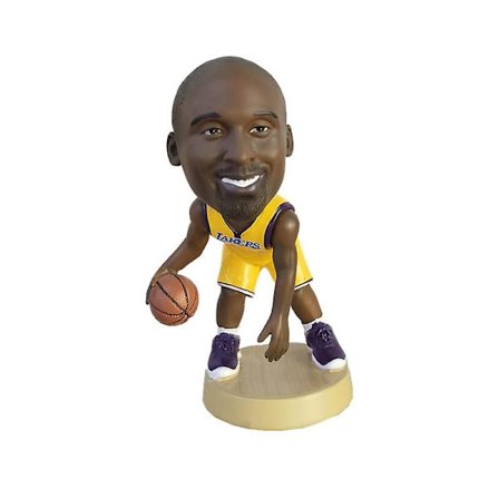 Kobe Bryant Shake Head Action Figure La Lakers Basketball Star Doll 12cm