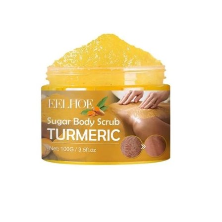 Gurkmeja Kropp Skrubb Ljusande Återfuktande Kroppen Exfolierande Med Gurkmeja För Glödande Hud