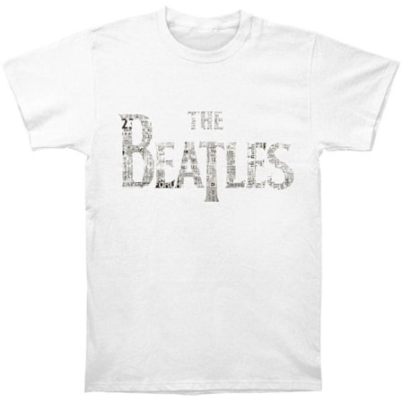 The Beatles Unisex Adult Drop T Logo T-Shirt XL Vit