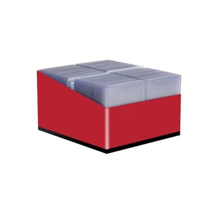 Kortholdere - AVIZAR - Pakke med 100 - Gennemsigtig PVC - Standard beskyttelse - 35PT