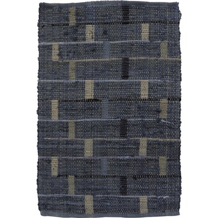Puuvillainen lattiamatto 60x90cm – Sinibeige