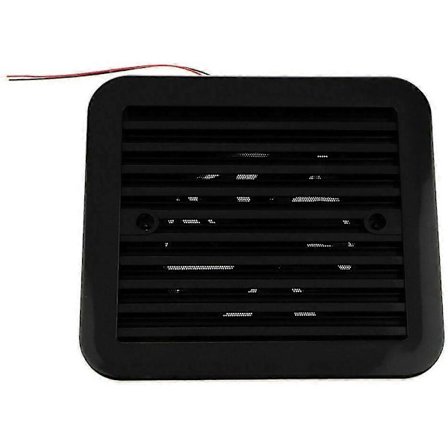 12V Enkelriktad Tyst Kylfläkt Sidoutblåsfläkt för Bil Husbil Husvagn Husbil Fläkt (Svart) - 8-Perfet