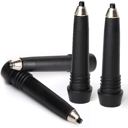 Universal Tungsten Carbide Vandringsstavspetsar - Ersättningsspets i Gummi