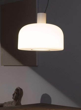 Bellhop S2 taklampe Ø45 - opal/hvit