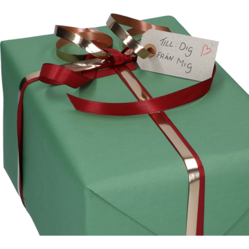 GAVEPAPIR OLIVENGRØNN