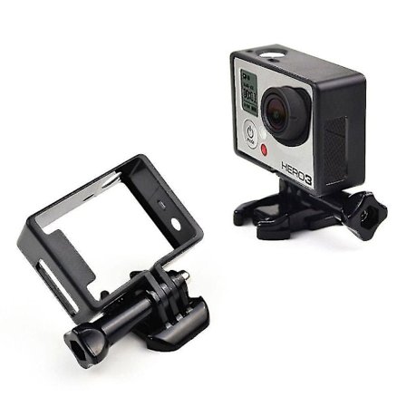 Svart standardrammegrensesnitt for Gopro Hero 3 Hero 3+ Hero 4
