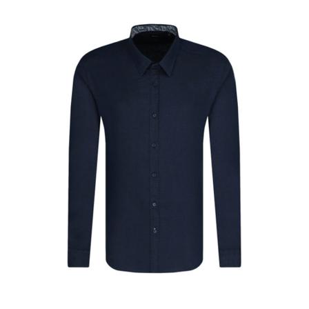 Hugo Boss - Skjortor - Blå - Herr - Storlek: S, Herr, Storlek: S