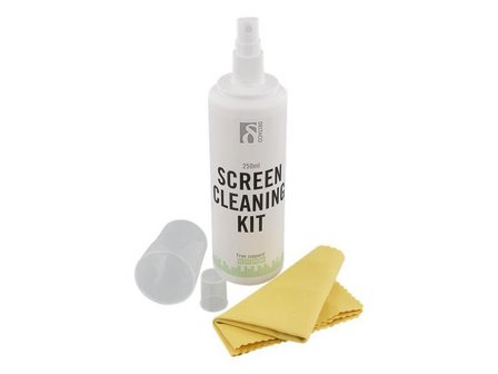 DELTACO Skärmrengöringskit 250ml - Lyreco - Datorprodukter - Datorrengöring - Rengöringsspray