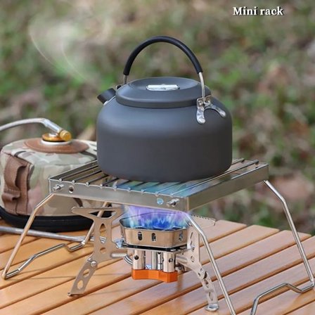 Grillställ utomhus Mini Grill Grilltak Grill Machete Spis Utomhus Rostfritt Stål Spishållare