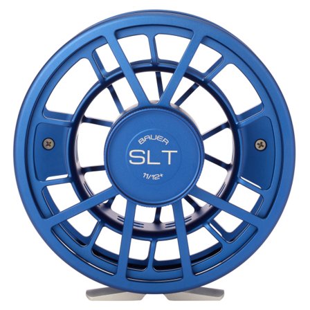 Bauer SLT Fly Reel - Blue & Silver #11/12