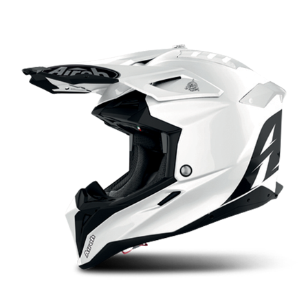 Casco Cross Airoh Aviator 3 Bianco S