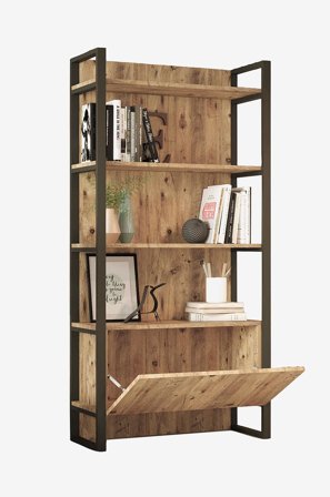 Homitis - Reol Mila 6 - Brun - Bogreoler - Fra Homeroom