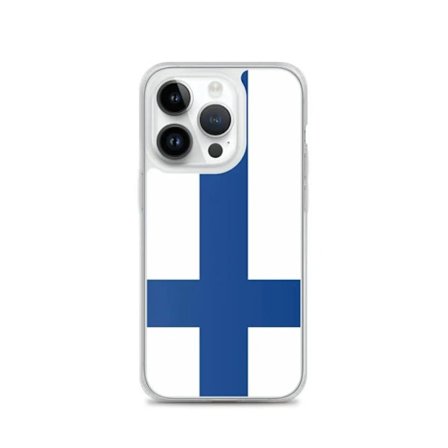 iPhone-kuori - Suomi - Lippu - Pehmeä - Monivärinen - Yhteensopiva iPhone 14 Pro