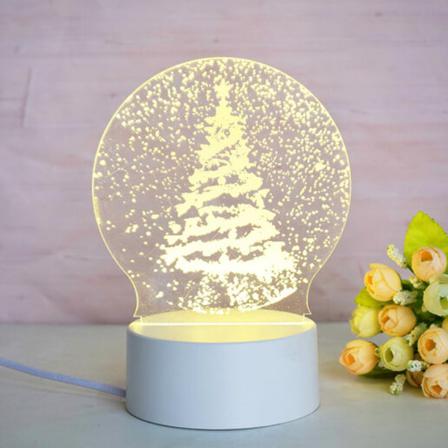 Julgran Lampa-3d Led (7 Färger) - Christmas - Juldekoration
