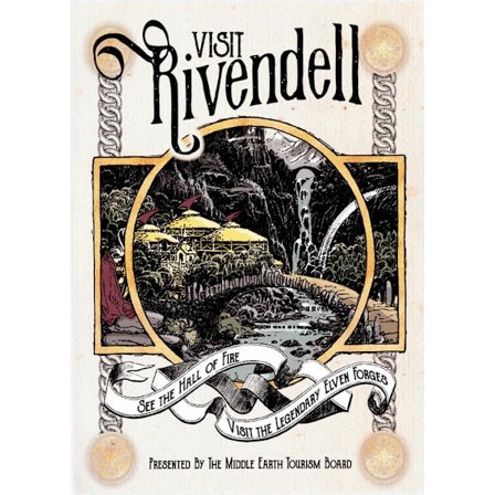 A3 Print - Lord of the rings - Visit Rivendell