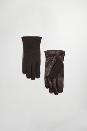 NN.07 Glove Handske Herre Brun Læder