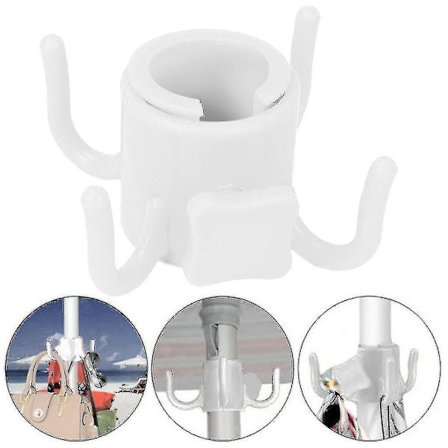 Justerbar strandparasollhengende krok 4 pigger for å henge håndklær