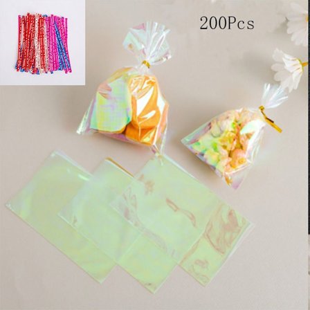 200 Stk Slik Kiks Dessertposer Slikposer Cellofanpose