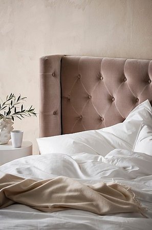 Jotex - Lyx Sengegavl - 120 Cm Greige - SKENE - Køb Sengegavle hos Jotex