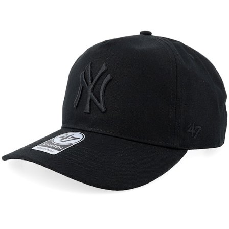 47 Brand - MLB Svart adjustable Caps - New York Yankees Hitch Black A-Frame Adjustable @ Hatstore