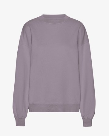 Organic Oversized Crew - Purple Haze L