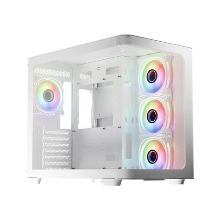 LC POWER Computer Case Midi Tower White