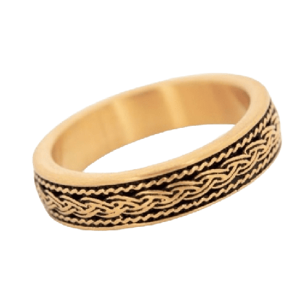 by BILLGREN Caspian Ring Gold Accessoarer Herr Guld 20 mm