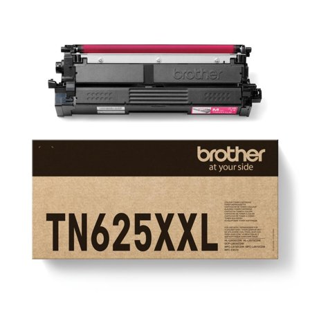 Brother TN-625XXLM Super High Yield Magenta Toner Cartridge. Prints 6500