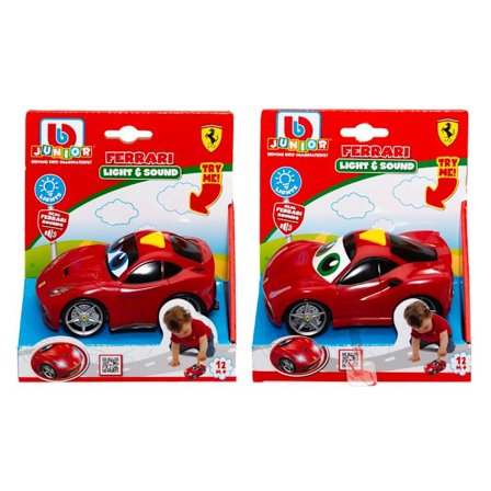 Legetøjsbil Ferrari med lys og lyd