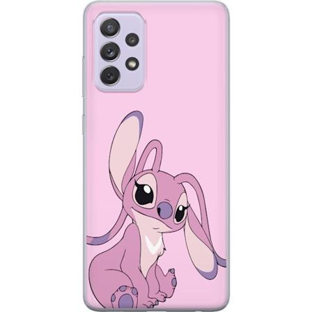 Samsung Galaxy A52s 5G Gennemsigtig cover Stitch lyserød