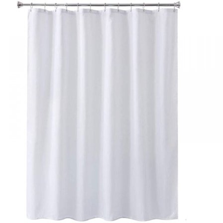 1 stk 100x200 cm, Hvit, Vanntett og Muggresistent Hvit Dusjforheng