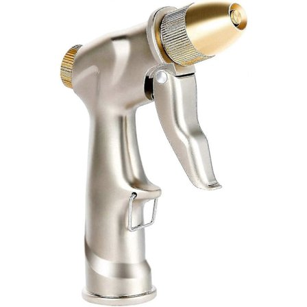 Puutarhaletkun suutin, kestävä metallinen vesisuutin messinkisuuttimella