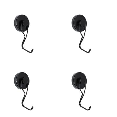 4 kpl magneettisia py rivi koukkuja j kaappiin, 360 k ntyv