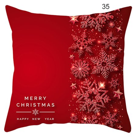 Mjukt cover Julelement Enkelsidomönster Retro Dekoration Örngott För Farmhouse Vardagsrum Bäddsoffa