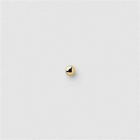 Ball Piercing (XS) - 18K VERGOLDETES STERLINGSILBER