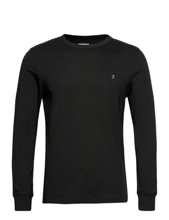 Worthington Ls Tee Black Farah
