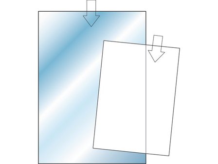 Plastfodral A4, öppning på kortsidan, polypropylen, genomskinlig - Lyreco - Kontorsmaterial - Mappar och plastfickor - Plastfodral