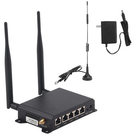 Trådløs Wifi-router 300m 4G LTE USB-modem Hotspot med SIM-kort CHU US-stik 100‐240V