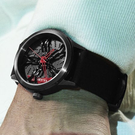 Monza | Black and Red Racing Watch for Men - Wrist watches