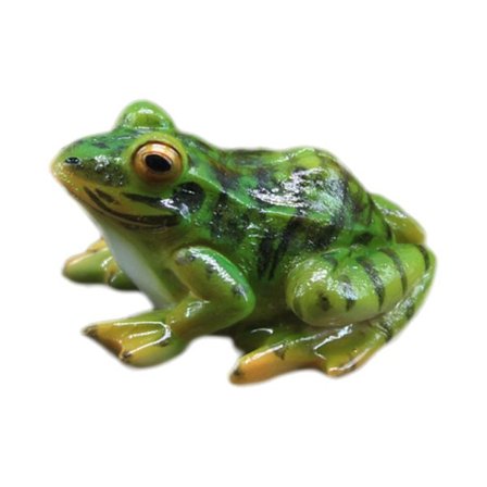 Havehave Toad Frog Statue med store øjne til haven, gårdspladsen, græsplænen, dekorationer, gave