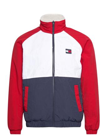 Tjm Reversible Sherpa Jacket Patterned Tommy Jeans