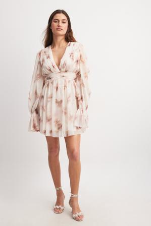 NA-KD Robe courte à taille marquée - Robes courtes - Rose - EU 34