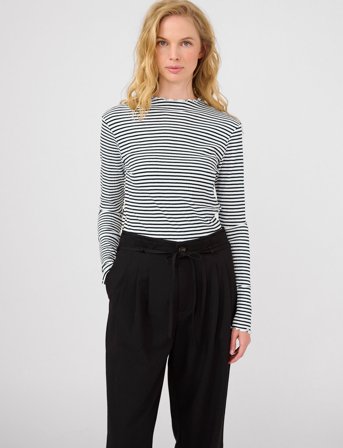 Karen By Simonsen Candacekb Stripe Ls - Black - L