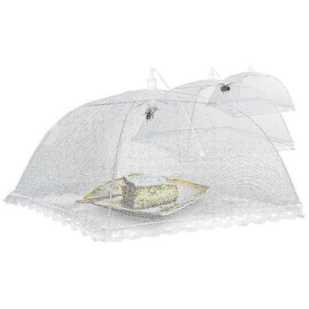 Flugskydd, Insektsskydd, Skydd mot Flugor och Fruktflugor för Kakor, Fruktskål, Trädgård_tfrf